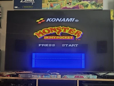 Monster in my pocket 1992 auténtico Nintendo NES prendedores limpios probados Foto 1 de 4