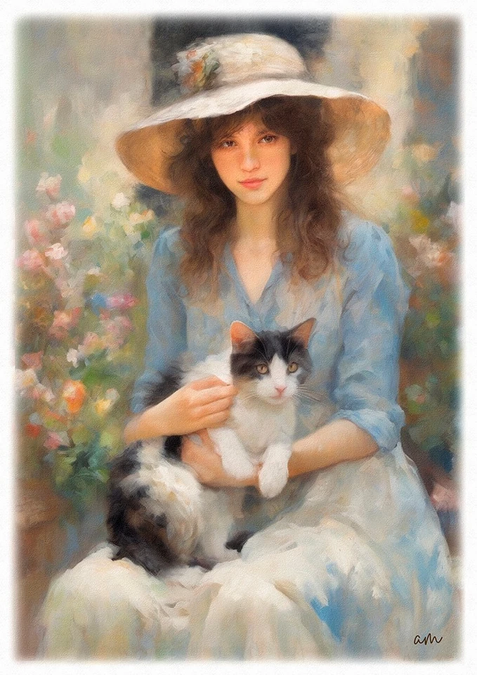 Tableau Création originale - Portrait impressionniste - Photo 1/1