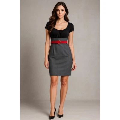 Vintage Y2K Amywear Dress Juniors 9 or W 4 Black Academia Babydoll Coquette - Image 1 of 4