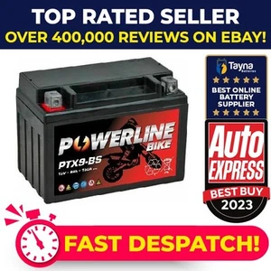 Motorcycle Battery fits Suzuki Bandit GSX GSX-R 600 650 DL Replaces YTX9-BS - Picture 1 of 7