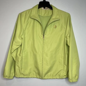 Magnolia Lane Masters Golfjacke Damen Large grün durchgehender Reißverschluss mit Fronttaschen - Bild 1 von 9