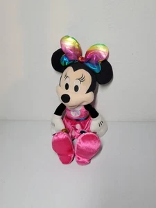 Disney Sparkle and Sing Minnie Mouse Plush 14”. Bow Lights Up Sings. Works EUC - Picture 1 of 9