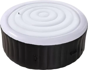 4.5 Ft Inflatable Hot Tub Cover- Energy Saving Lid for round Hot Tub- Foldable - Picture 1 of 12