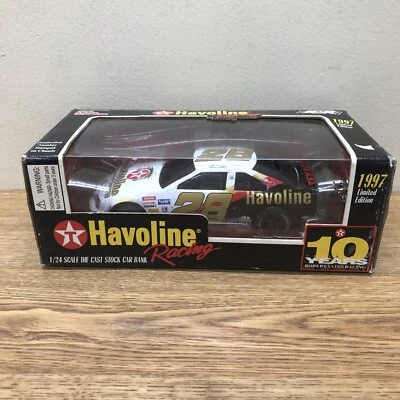 Texaco Havoline Racing 1997 Edición Limitada Escala 1:24 Diecast Stock Car Bank Foto 1 de 4