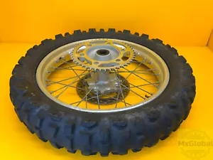 96-04 HONDA XR400R XR400 XR 400 OEM 18" REAR BACK WHEEL COMPLETE TIRE GOOD! - Bild 1 von 8