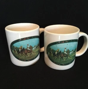 Ralph Lauren Polo Match Equestrian Horse Kaffeetassen 2er Set - Bild 1 von 10