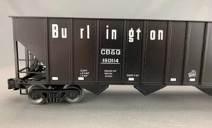 O Gauge Weaver Ultra-Line Burlington CB&Q Highside Hopper #160114 3-Rail O2430 - Picture 1 of 12