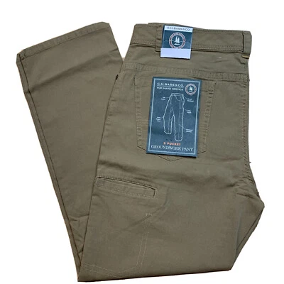 G.H. Bass For Hard Service Groundwork  Men's Stretch 5-Pocket Pants 40x29 Tan - Image 1 of 4