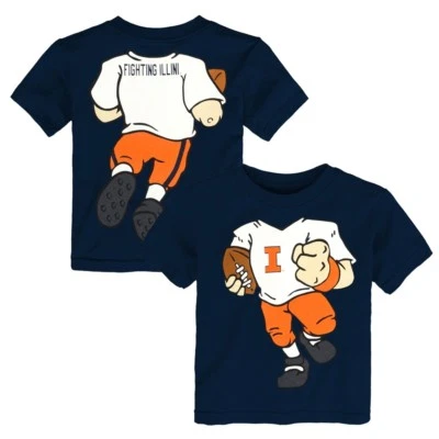 Illinois Fighting Illini NCAA Infant Navy Blue "Football Dreams" Graphic T-Shirt - Image 1 of 3