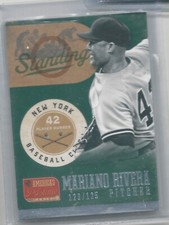 2013 Panini America's Pastime Mariano Rivera Standing O  123/125 Yankees HOF