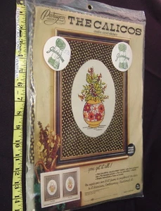 De Colección Paragon Crewel Adele Veres Costura el Jarrón de Flores Calico Coll NUEVO Antiguo - Imagen 1 de 4