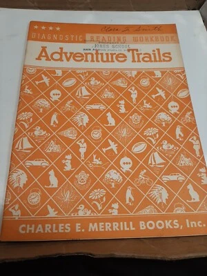 Adventure Trails Diagnostic Reading Workbook 1937 Charles E. Merrill - Image 1 of 4