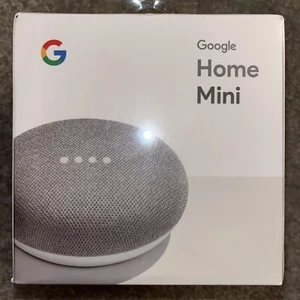 Brand New Google Home Mini Smart Assistant Speaker Sealed Box — Chalk MSRP $49 - Picture 1 of 6