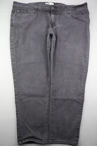 Pantalones de mezclilla para mujer 2015 Levi's Signature ajustados tiro medio negros talla grande 24S (44x26) - Imagen 1 de 8