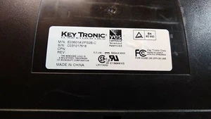 Vintage Key Tronic Pc Keyboard Black Ps2 - Picture 1 of 2