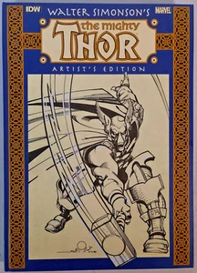 *SIGNED* IDW Walter Simonson The Mighty Thor Artist Edition HC SDCC - Picture 1 of 8