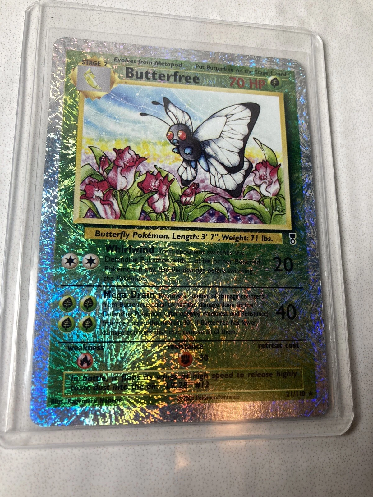 Pokemon Butterfree 21/110 Legendary Collection Reverse Holo NM