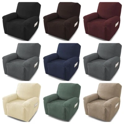 LAVISHCOVER Split Recliner Sofa Cover for Living Room Elastic Spandex Lazy Boy Chair Cover