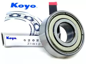 NEW KOYO 6202 Z SEALED ONE SIDE ONLY Radial Ball Bearing 15X35X11mm - Picture 1 of 2