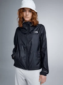 THE NORTH FACE Size L Women's Alta Vista Jacket Water Repellent Hooded TNF Black - Picture 1 of 8