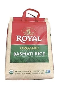 Arroz basmati tradicional real orgánico 20 libras - Imagen 1 de 1