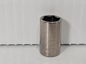 Craftsman ¼ Drive 6 Point Chrome Shallow 9mm Socket USA (B) - Picture 1 of 6