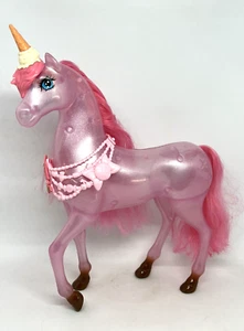 Barbie Dreamtopia SWEETVILLE Pink Sparkle Unicorn Ice Cream Horse - Mattel 2016 - Picture 1 of 5