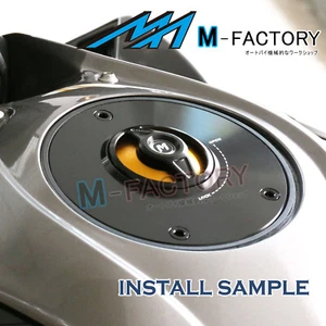 Black REVO Quick Lock Fuel Tank Gas Cap For Kawasaki Ninja ZX-10R ZX-10RR 2021 - Picture 1 of 13