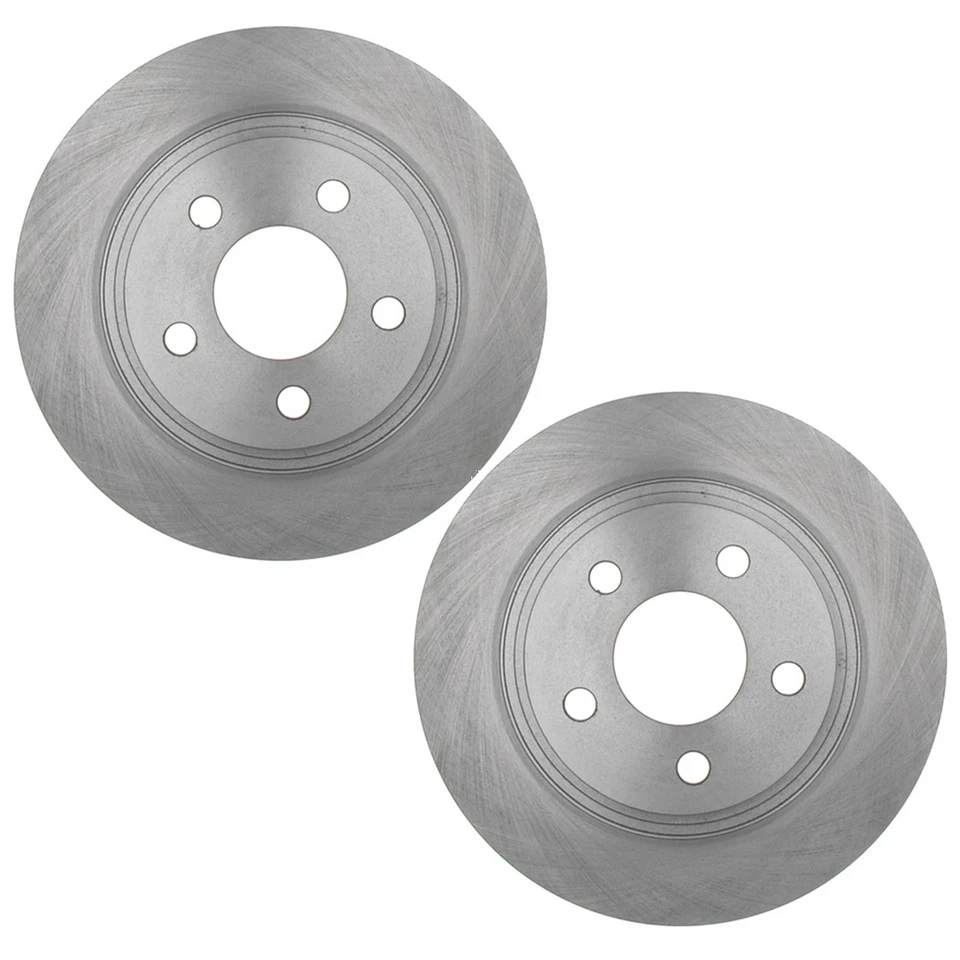 Juego de 2 rotores de freno de disco sólido traseros 5 tacos ACDelco para Cadillac Seville Foto 1 de 1