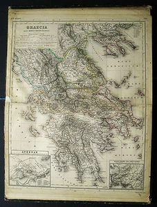 H.Kiepert Atlas:Grecia_Graecia_Greece_Griechenland.1882 - Imagen 1 de 1