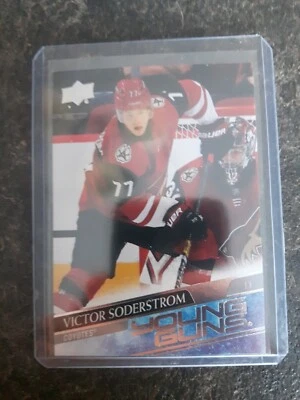 2020-21 Upper Deck Series 1 Young Guns Victor Soderstrom YG RC Card# 221 - Image 1 of 2