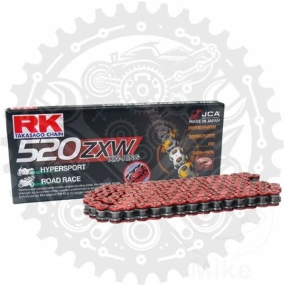 RK Xw-Ring Chain Red 520 ZXW 112 For Honda CBR 600 RR - Изображение 1 из 4