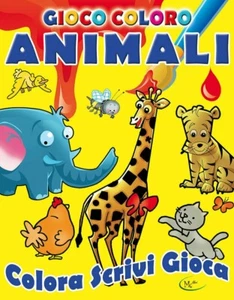 Gioco Coloro Animali, Colora scrivi Gioca, Mk Libri 96 Pagine Illustrate - Imagen 1 de 13