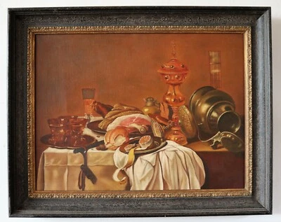 "PINTURA AL ÓLEO SOBRE LIENZO ""NATURALEZA MUERTA" - Imagen 1 de 4