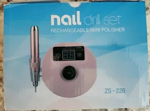 Zeal Shine Nail Drill Set, ZD-226, Light Pink Color "Open Box" - Picture 1 of 3