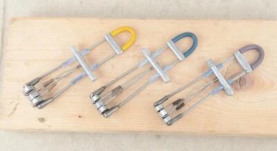 Metolius Ultraligero TCU Cam #0, 1, 2 - Púrpura Azul Amarillo Equipo de Escalada en Roca De Colección Foto 1 de 2