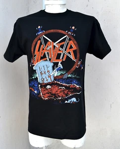 Maglia Slayer Open Grave European Tour Merch ufficiale con licenza - Foto 1 di 6