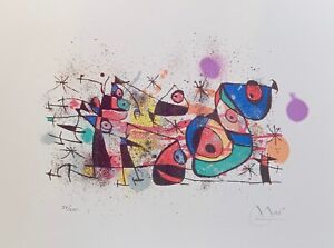 Joan Miro CERAMIQUES Facsimile Signed Limited Edition Giclee Art 13" x 17"