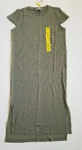Abito donna JESSICA SIMPSON verde loden taglia 2XL XXL manica ad aletta nuovo con etichetta - Foto 1 di 5