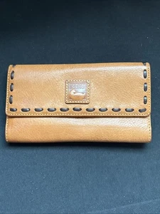 Dooney & Bourke Brown Leather Wallet - Picture 1 of 7