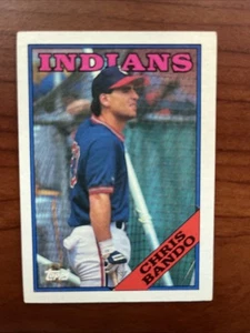 1988 Topps Chris Bando Cleveland Indians #604 Baseball Card - Picture 1 of 2