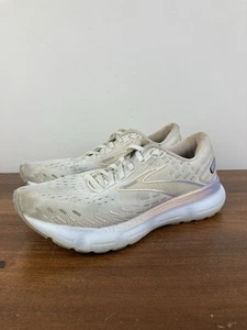 Brooks Glycerin 20 Ivory Purple Running Sneakers 1203691B199 Women’s Size 8.5B - Picture 1 of 12