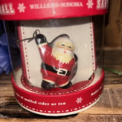 Bola de té Williams Sonoma Santa Spice * Hace 2 tazas * Nueva en paquete * Inoxidable Foto 1 de 4