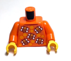Lego - Minifigur Torso - orange, Bienen - Bild 1 von 2