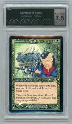 MTG FOIL Carnival of Souls - Urza's Destiny Magic the Gathering Card PCG 7.5 - Image 1 of 2