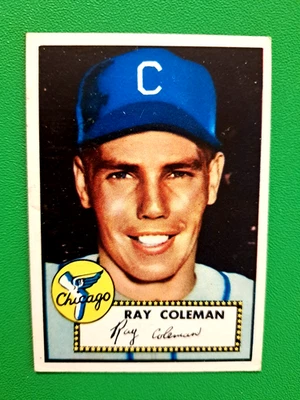 1952 Topps Ray Coleman #211 Chicago White Sox Red Back Greating Centering! - Image 1 of 2