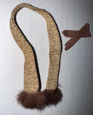 Guantes y bufanda de colección Barbie marrón envoltura dorada N’ glamour #1647 Mattel original 1965 ¡En muy buen estado! Foto 1 de 4