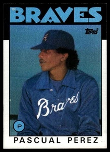 1986 Topps #491 Pascual Perez - Picture 1 of 2