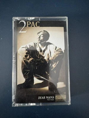 2PAC TUPAC DEAR MAMA MAXI SINGLE CASSETTE TAPE (INTERSCOPE 1995) HIP HOP TESTED - Image 1 of 4