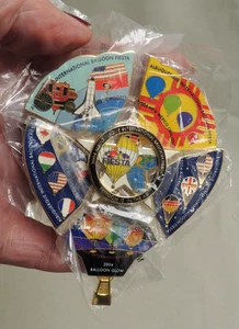 2004 Albuquerque Ballon Fiesta komplett (6er Set) Ballon Puzzle Pins RAR - Bild 1 von 15